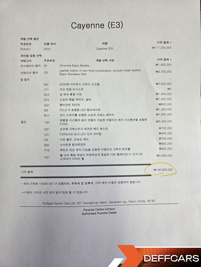 Porsche CAYENNE 3.0 купить на сайте DeffCars
