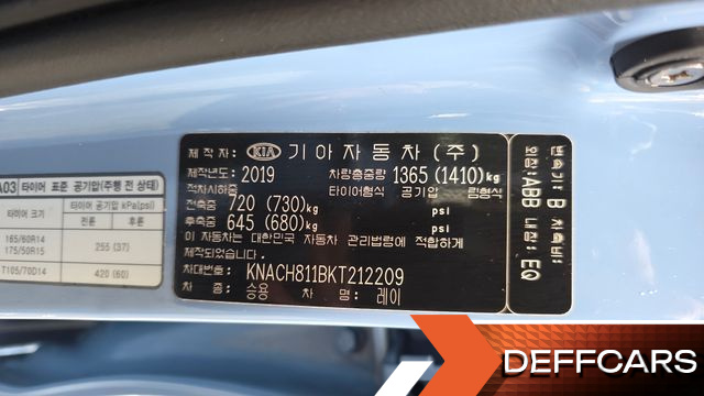 Kia RAY Trendy купить на сайте DeffCars
