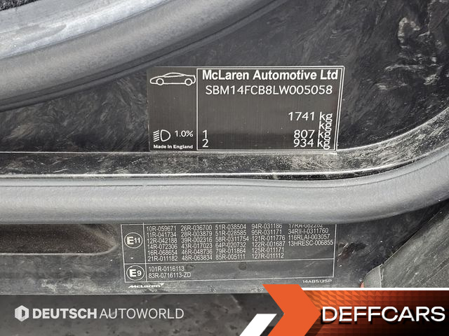 Mclaren 720S 4.0 Spyder купить на сайте DeffCars