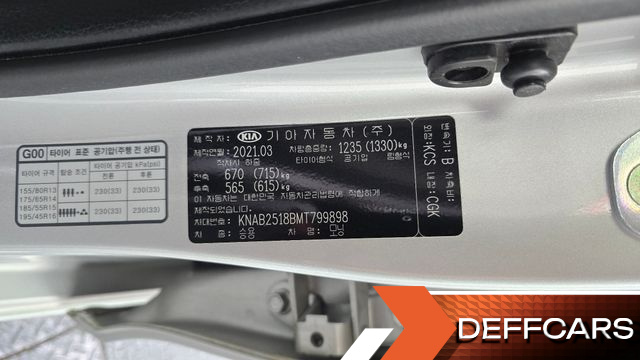 Kia MORNING Standard купить на сайте DeffCars