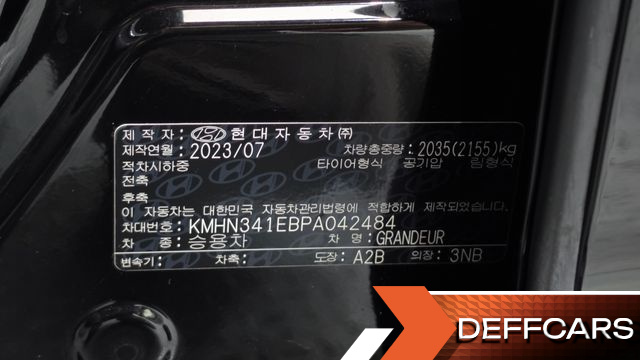 Hyundai GRANDEUR 3.5 Gasoline 2WD Premium купить на сайте DeffCars
